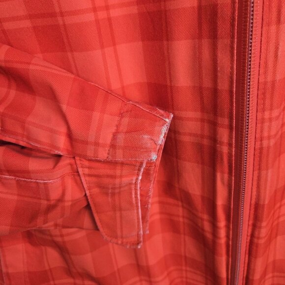 Columbia Women's Interchange Omni Tech 3 In 1 Red Plaid Ski Jacket - Picture 6 of 8